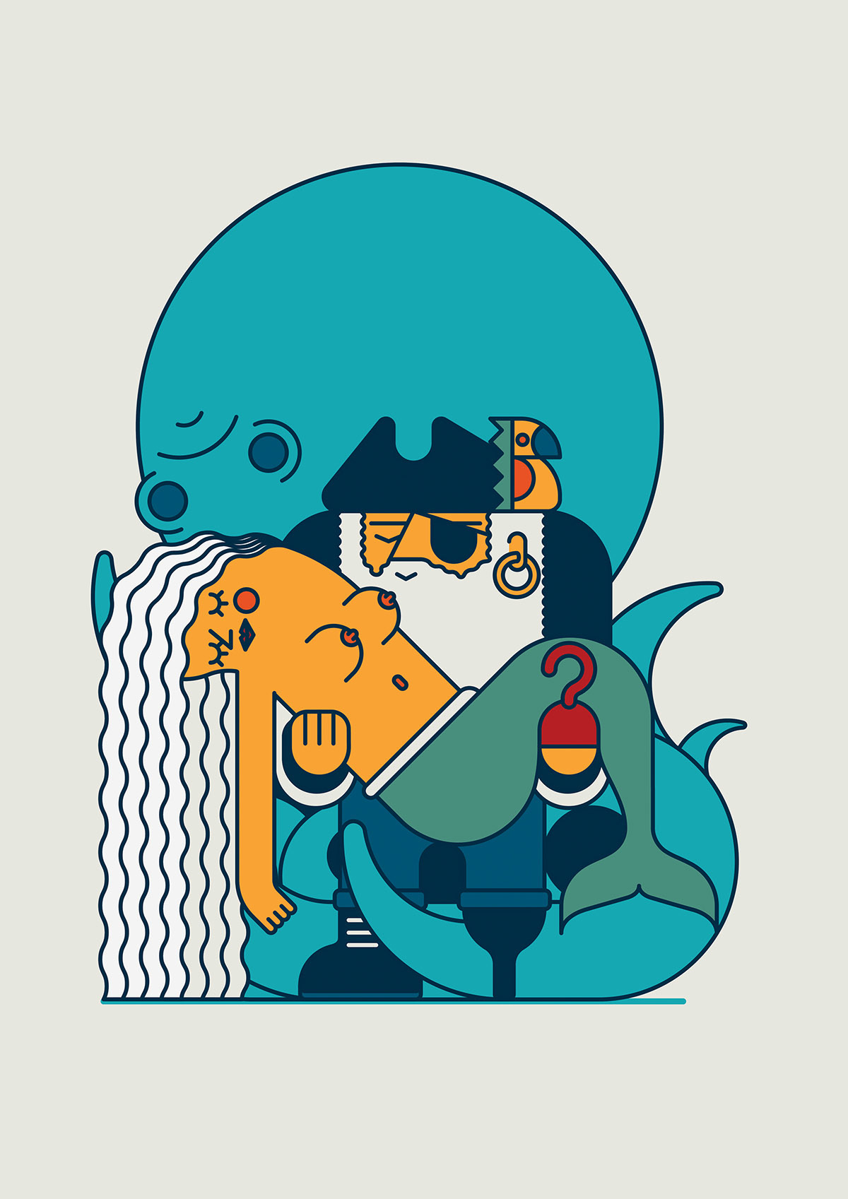 历史流氓原创插画形象展示