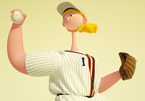 原创女性运动形象设计赏析