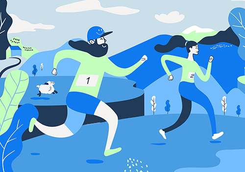 数字保险公司原创IP形象——IP人物插图设计