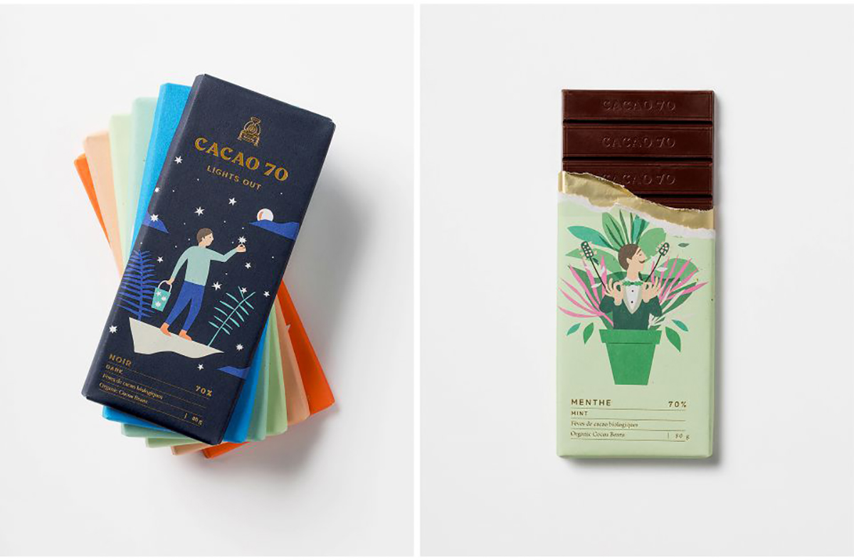 巧克力品牌包装IP形象案例