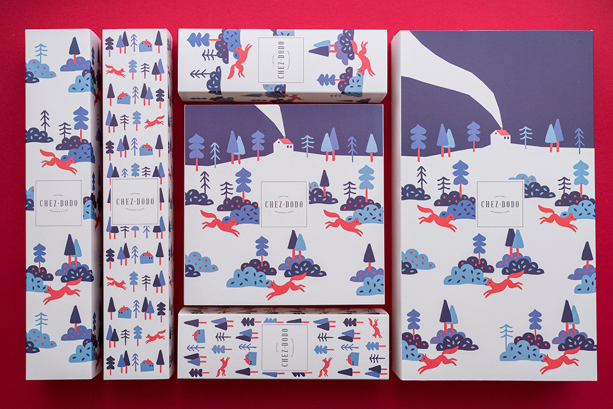 Chez甜点品牌圣诞IP形象设计