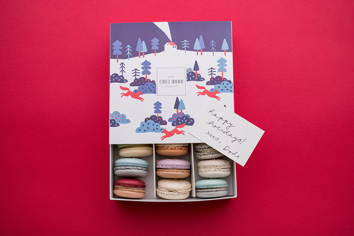 Chez甜点品牌圣诞IP形象设计