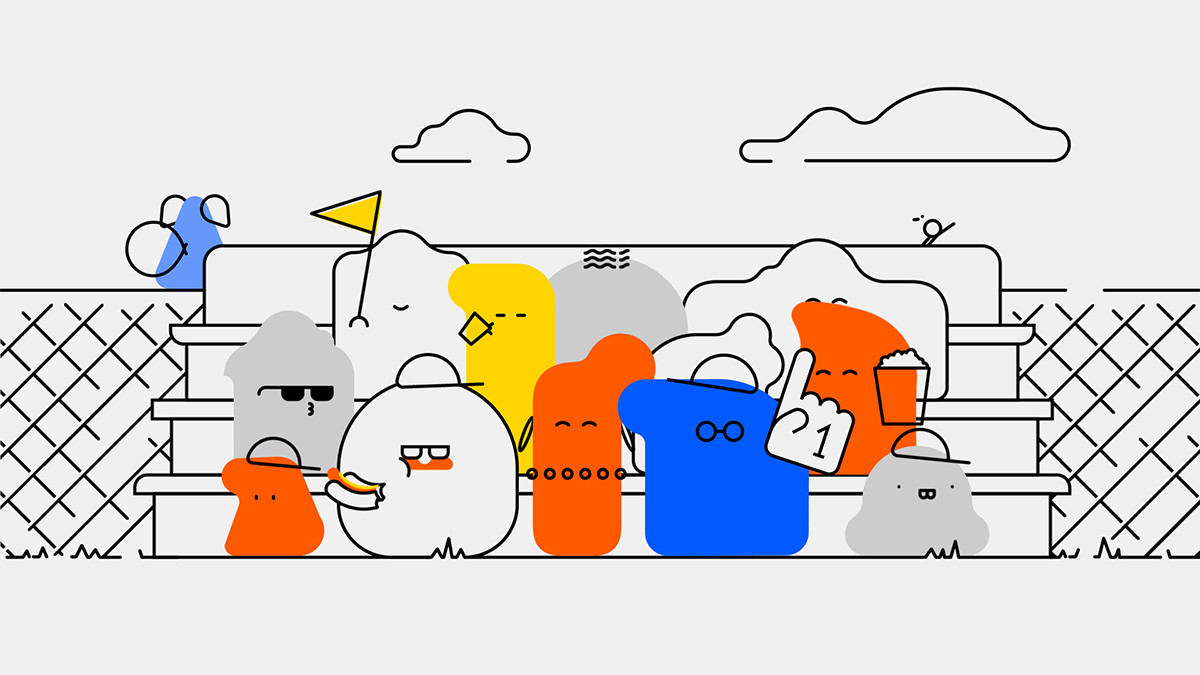 几何图形原创IP形象设计欣赏