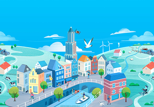 特色风景插画形象设计欣赏