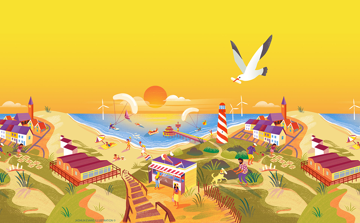 特色风景插画形象设计欣赏