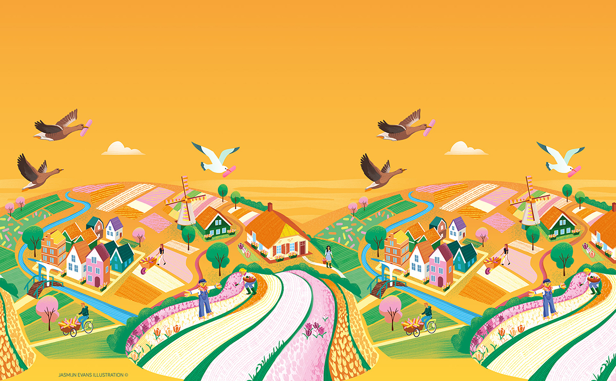 特色风景插画形象设计欣赏