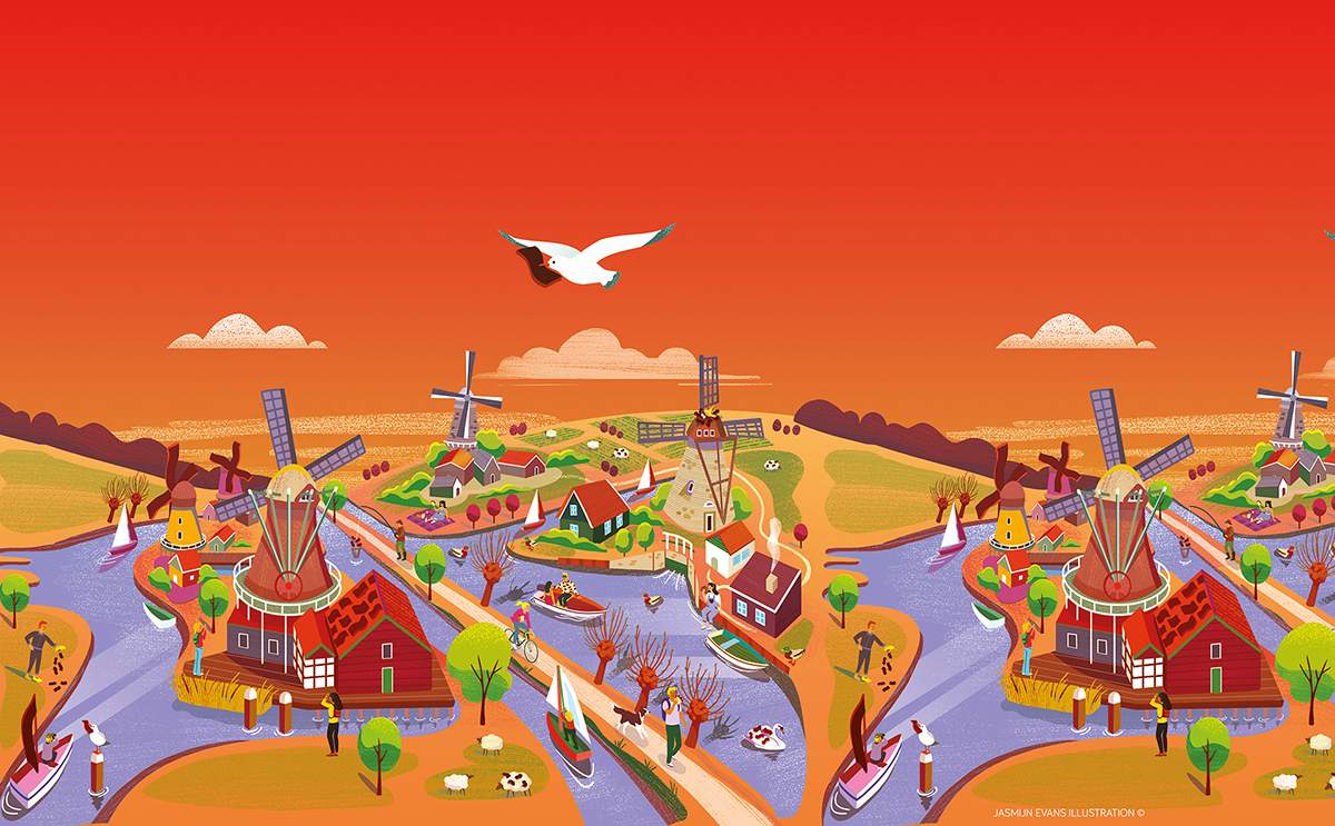 特色风景插画形象设计欣赏