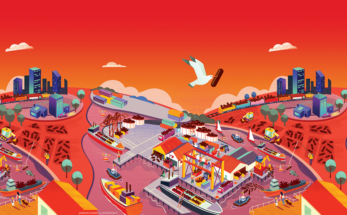 特色风景插画形象设计欣赏