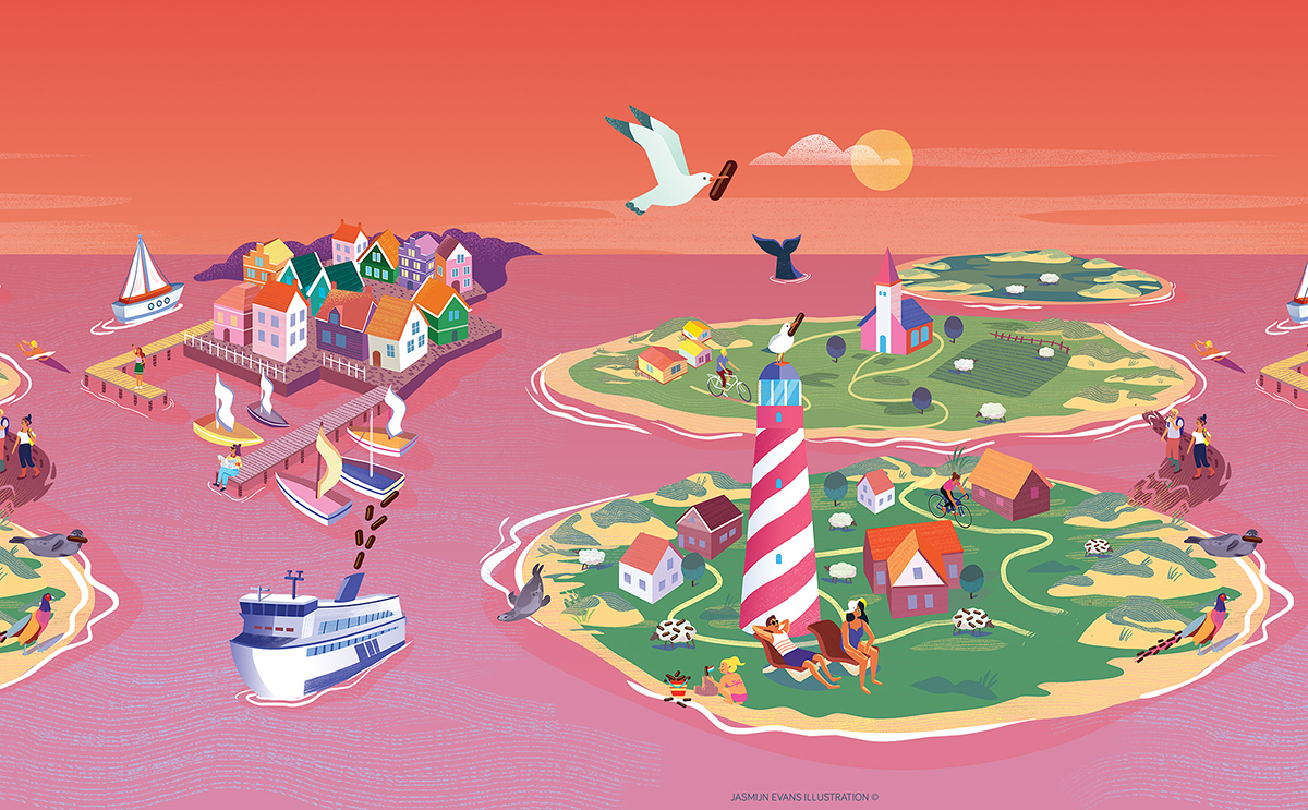 特色风景插画形象设计欣赏