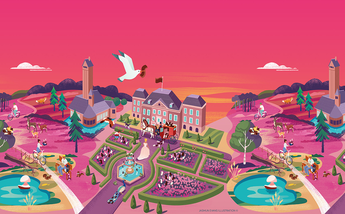 特色风景插画形象设计欣赏