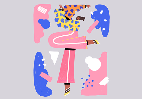 几何图形构造多变有趣的原创IP形象