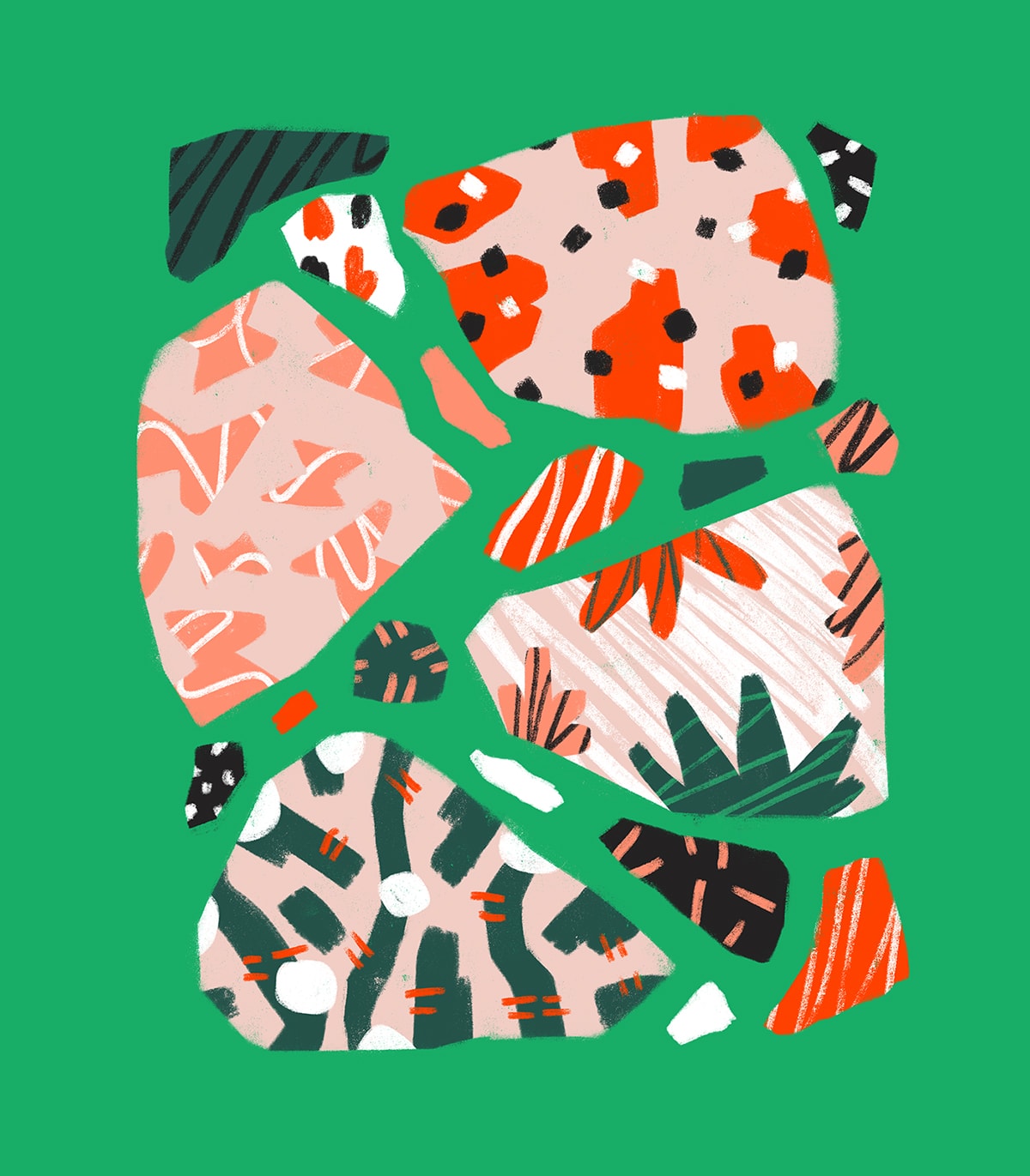 几何图形构造多变有趣的原创IP形象