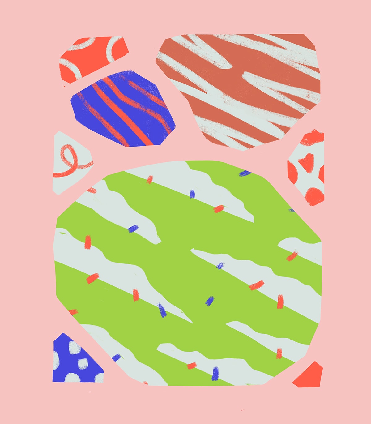 几何图形构造多变有趣的原创IP形象