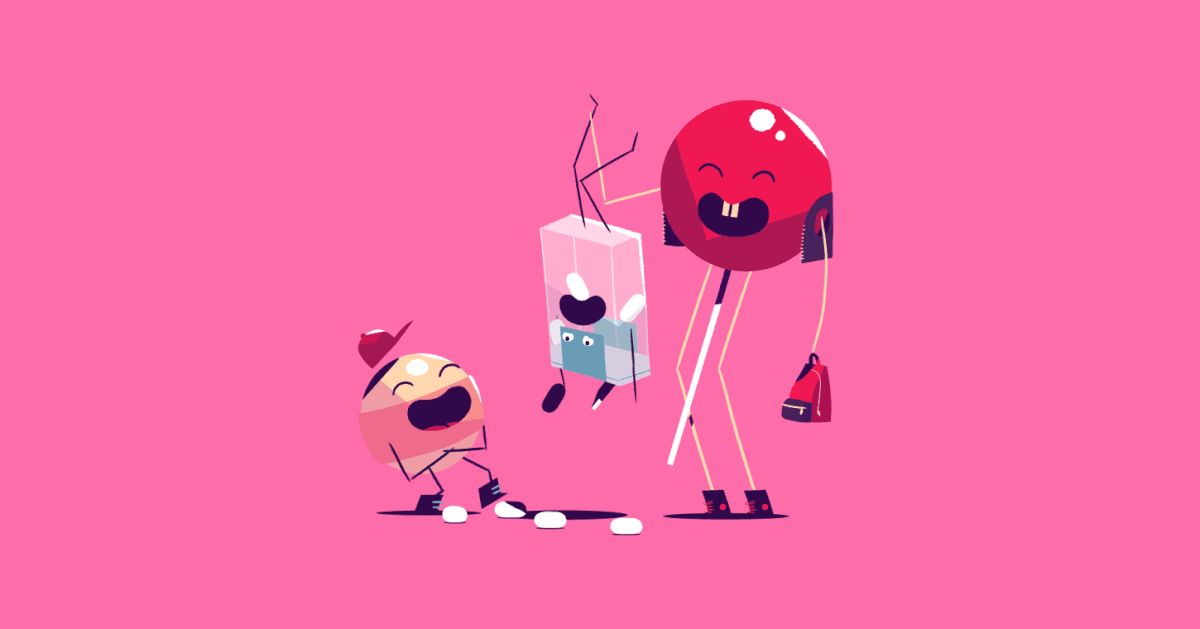 糖果插图原创动态人物形象设计