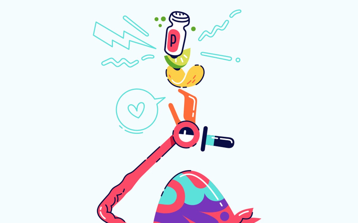 零食小吃品牌包装插图设计