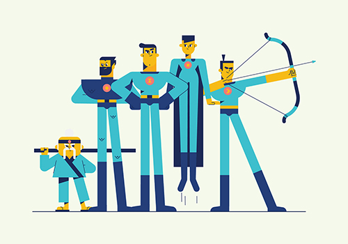 创意性的超级人物IP角色欣赏