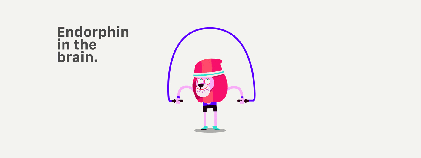 创意十足的谷歌健身动画表情包