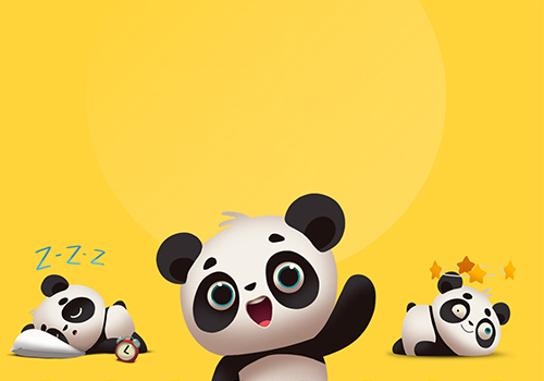 呆萌可爱的原创IP卡通形象展示