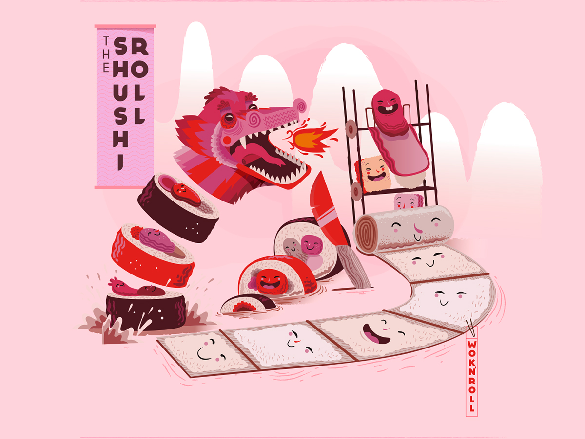 卡通寿司IP形象设计和IP变现 