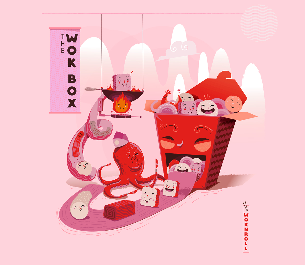 卡通寿司IP形象设计和IP变现 