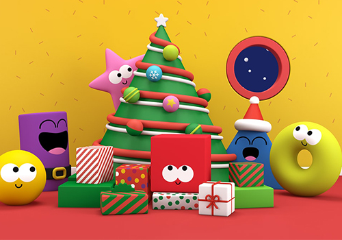 圣诞节原创卡通漫画IP形象设计