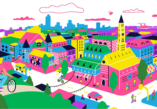 说唱音乐节插画设计欣赏