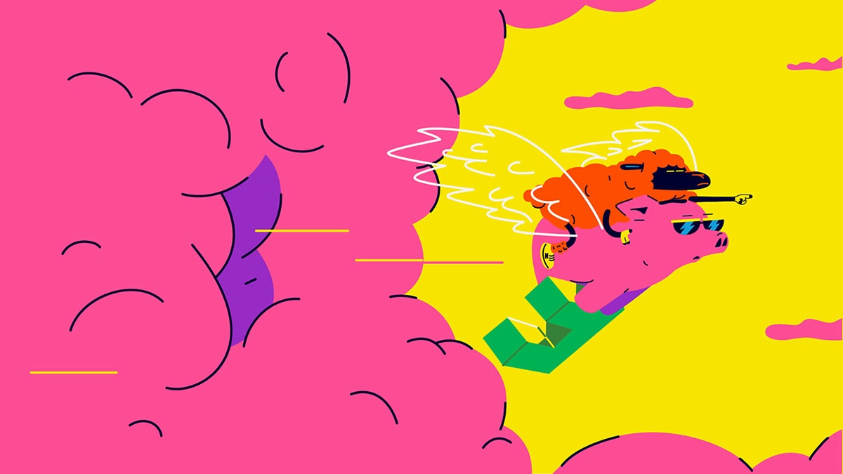 说唱音乐节插画设计欣赏