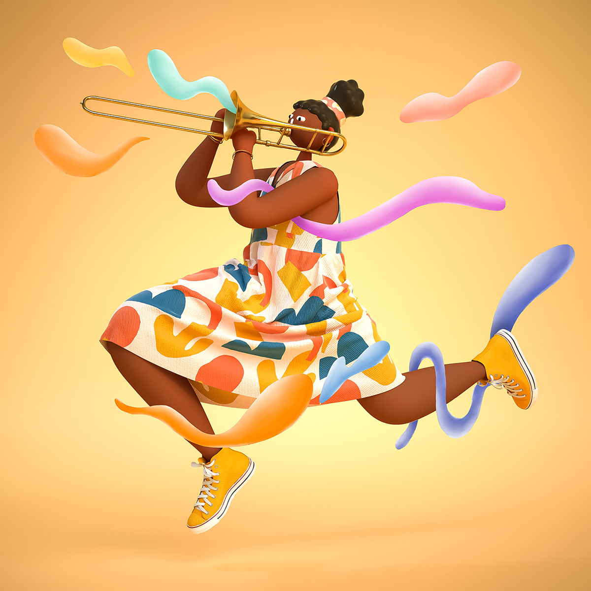 深圳IP设计奋逗家族推荐原创IP音乐节设计