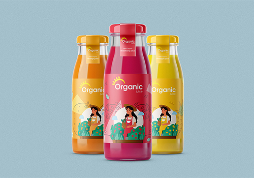 新兴有机果汁品牌IP形象全新设计