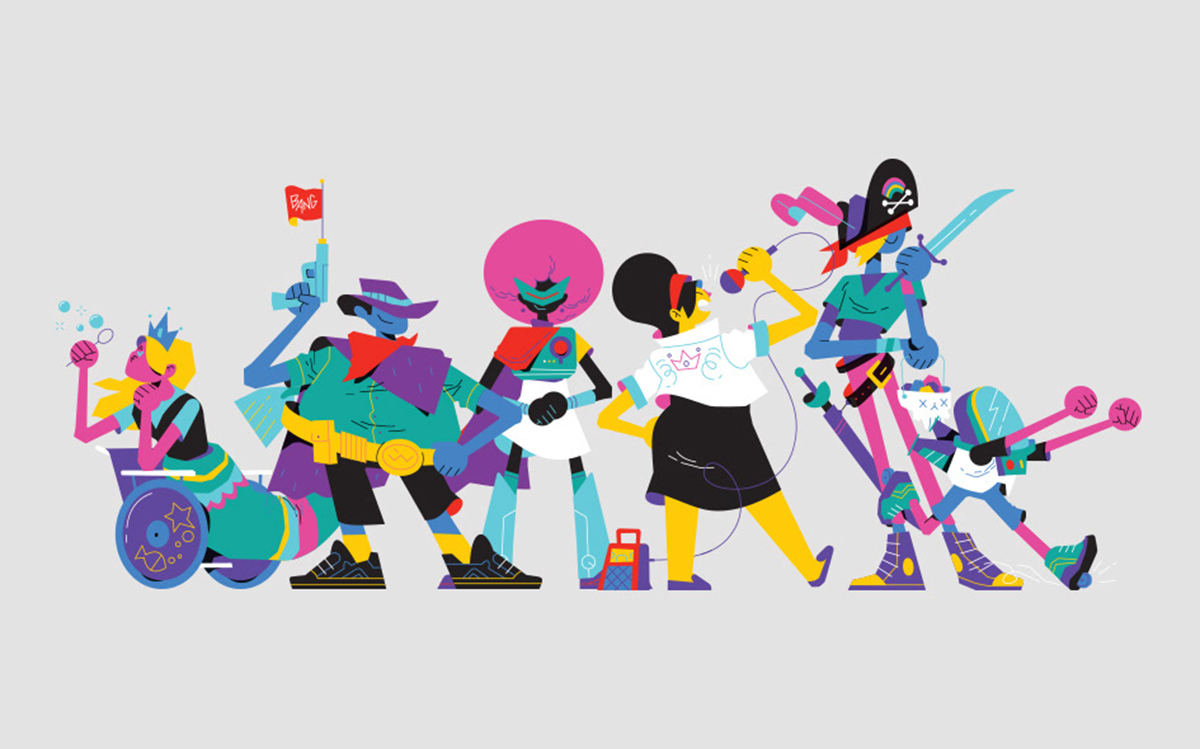 深圳IP设计公司奋逗家族推荐漫展人物IP设计