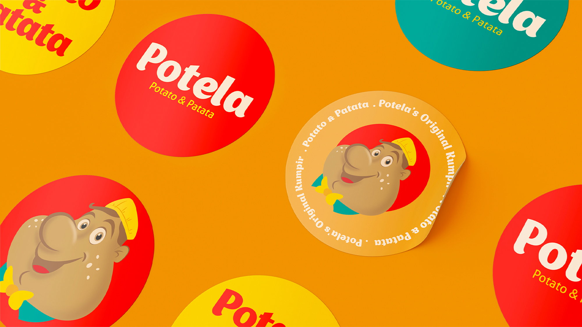 马铃薯IP形象设计为美食品牌助力