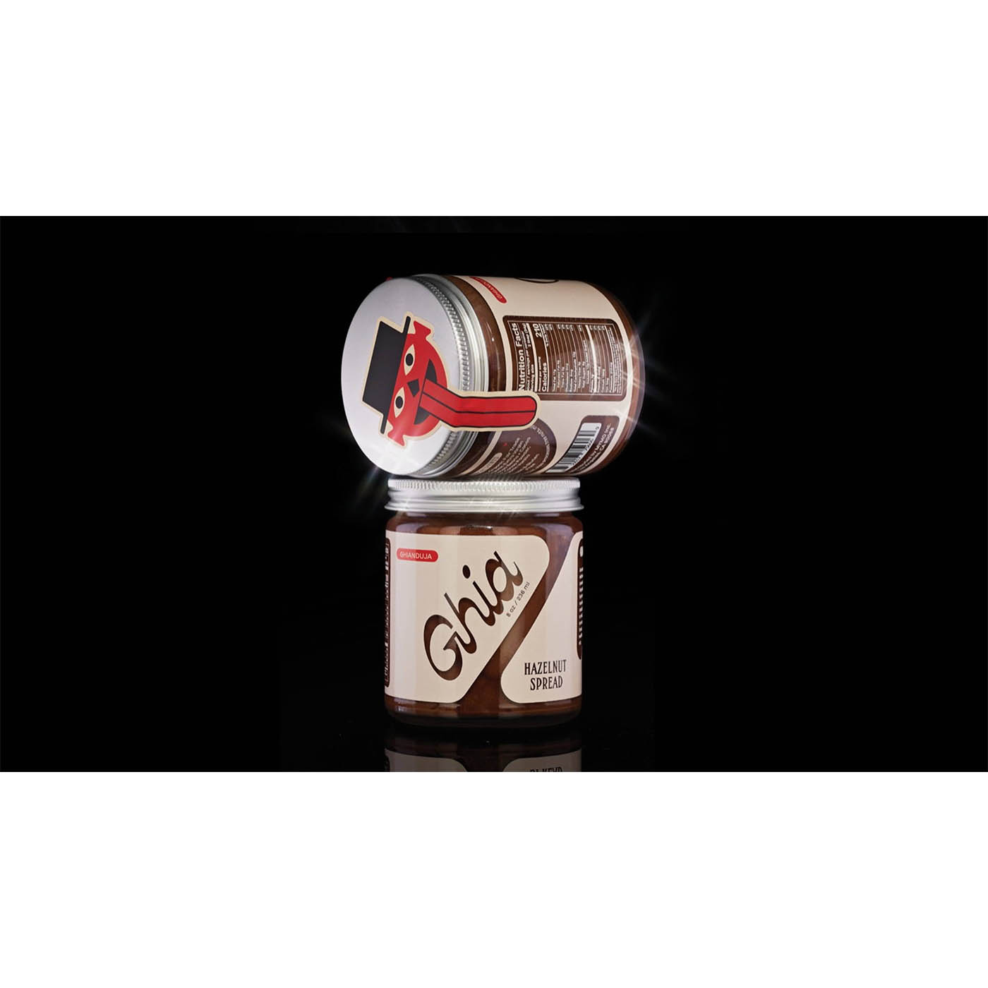 巧克力榛子酱的IP形象设计