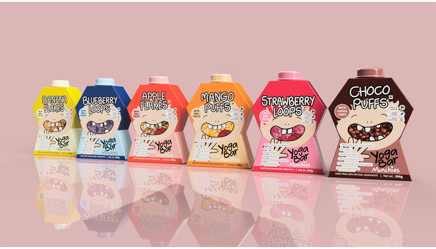 瑜伽吧零食的IP形象设计