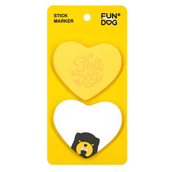 fundog心形贴纸